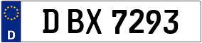 Truck License Plate